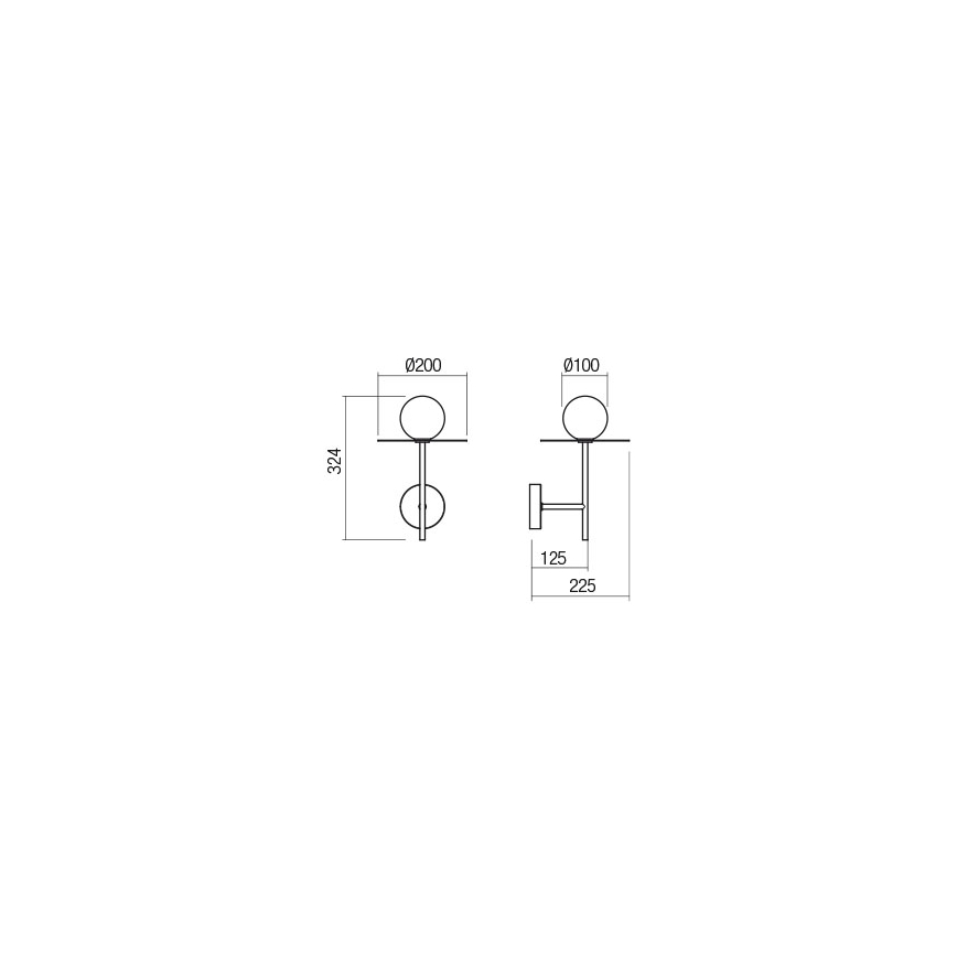 Redo 01-2725 - Kinkiet PLATO 1xG9/10W/230V zl.