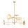 Redo 01-2735 - Żyrandol na pręcie PLATO 8xG9/10W/230V złoty