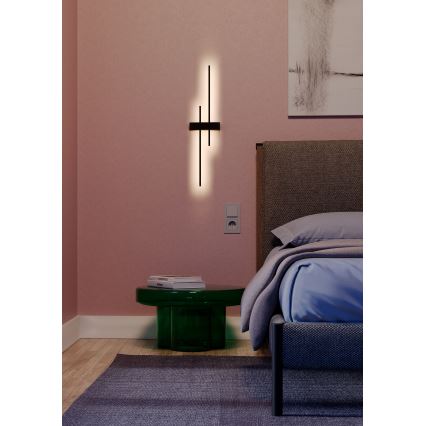 Redo 01-2745 - Kinkiet LED TANGENT/13W/230V CRI 90 czarny
