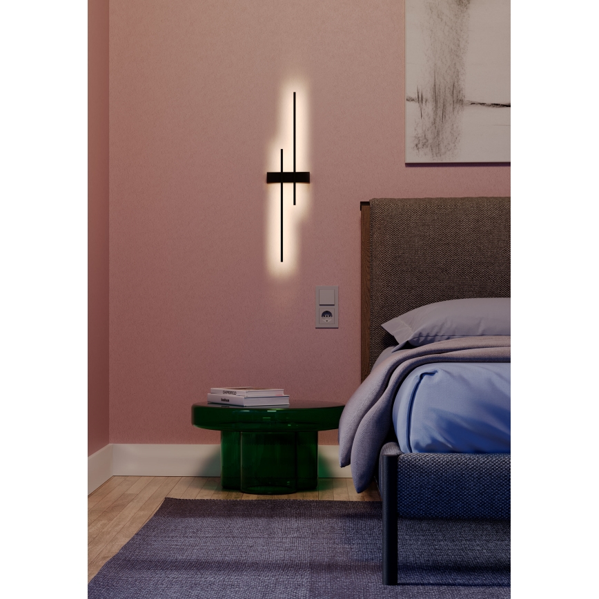 Redo 01-2747 - Oprawa ścienna LED TANGENT LED/13W/230V CRI 90 czarna