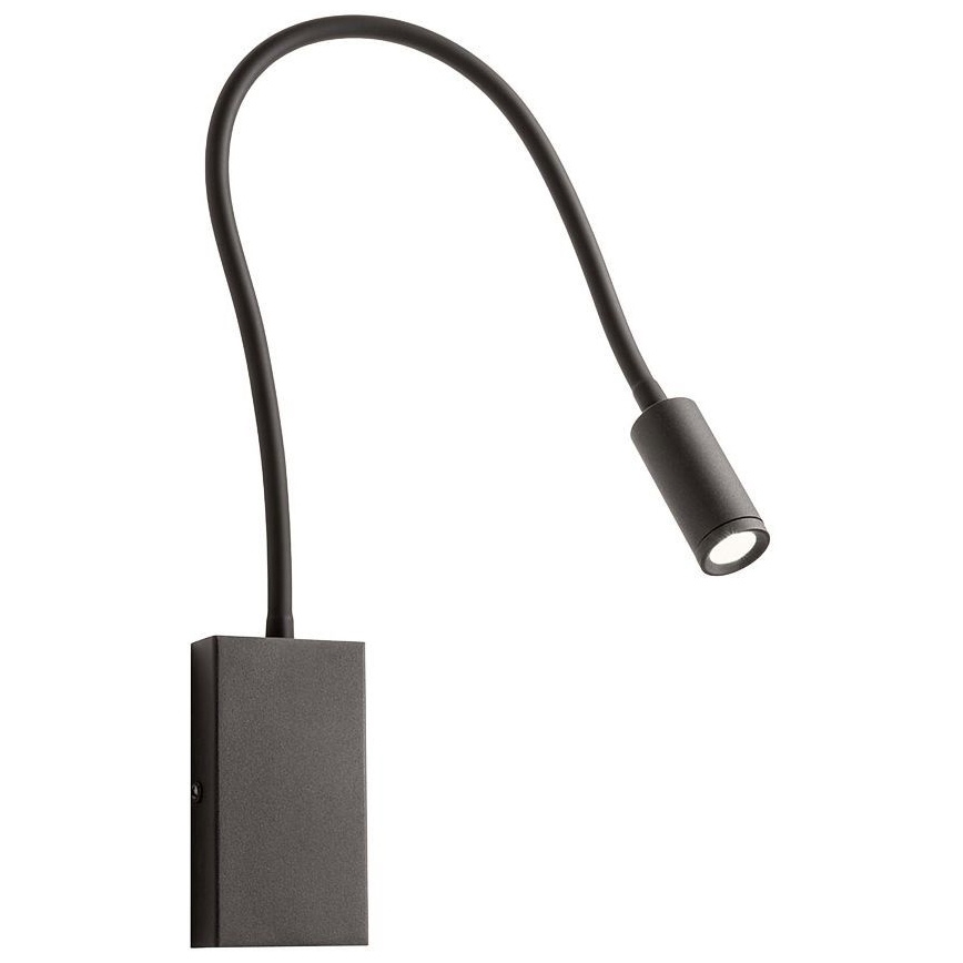 Redo 01-2755 - LED Kinkiet WALLIE LED/3W/230V USB CRI 90 czarny