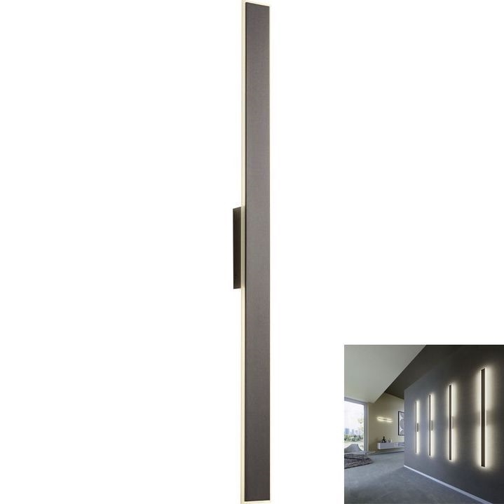 Redo 01-2769 - LED Kinkiet WAPI LED/23W/230V 90,5 cm czarne