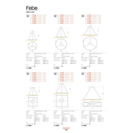 Redo 01-2819 - ściemnialny kinkiet LED FEBE LED/24W/230V czarny