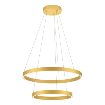Redo 01-2889 - ściemnialny żyrandol LED na lince FEBE LED/62W/230V, złoty