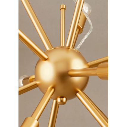 Redo 01-2935 - Żyrandol na lince STELLAR 18xE14/25W/230V złoty