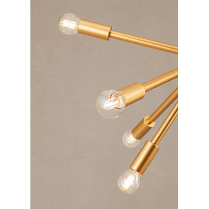 Redo 01-2935 - Żyrandol na lince STELLAR 18xE14/25W/230V złoty