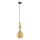 Redo 01-2937 - Lampa wisząca na lince AMBIX 1xE27/42W/230V średnica 18 cm złota