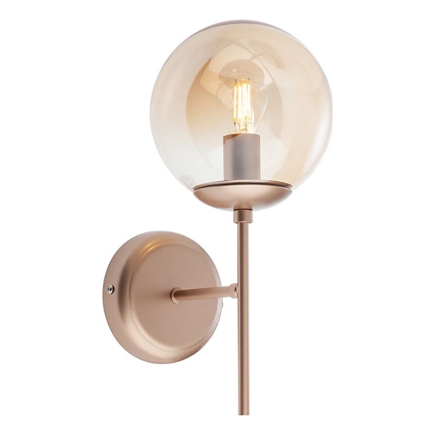 Redo 01-2942 - Kinkiet MUNDI 1xE14/28W/230V miedź