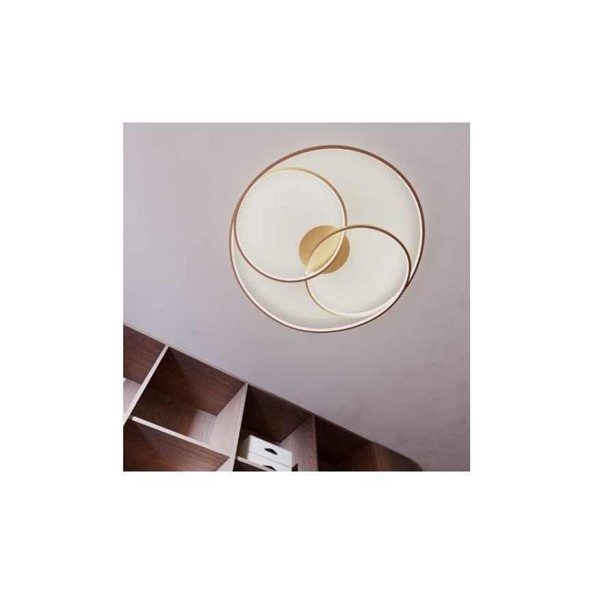 Redo 01-2973 - LED Plafon CENTRIX LED/92W/230V brąz