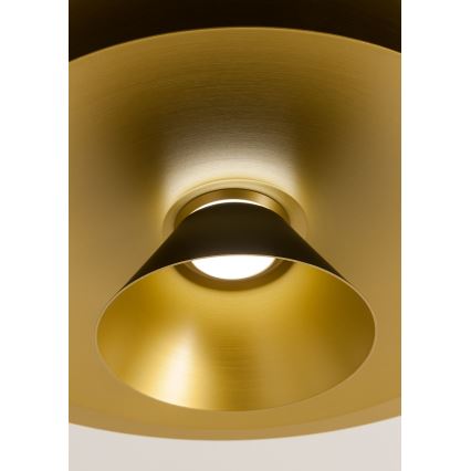 Redo 01-3001 - Żyrandol LED na lince FARGO LED/16,5W/230V CRI 90 Ø 50 cm czarny/złoty