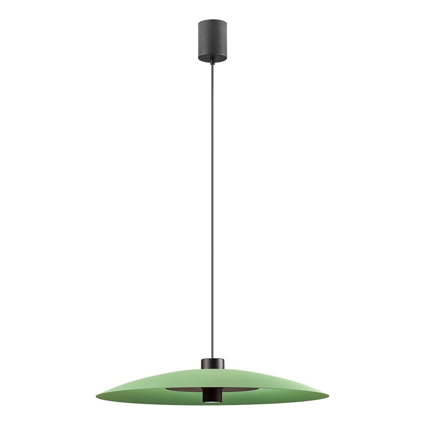 Redo 01-3019 - Lampa wisząca LED na lince LARS LED/14W/230V + LED/10W, średnica 60 cm, CRI 90, zielona