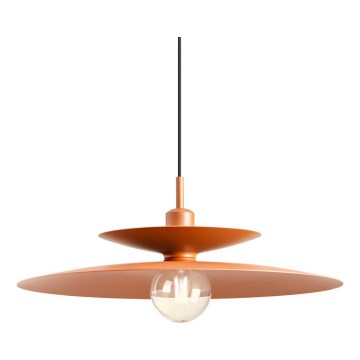 Redo 01-3049 - Lampa wisząca na przewodzie GUNNAR 1xE27/42W/230V śr. 50 cm, pomarańczowa