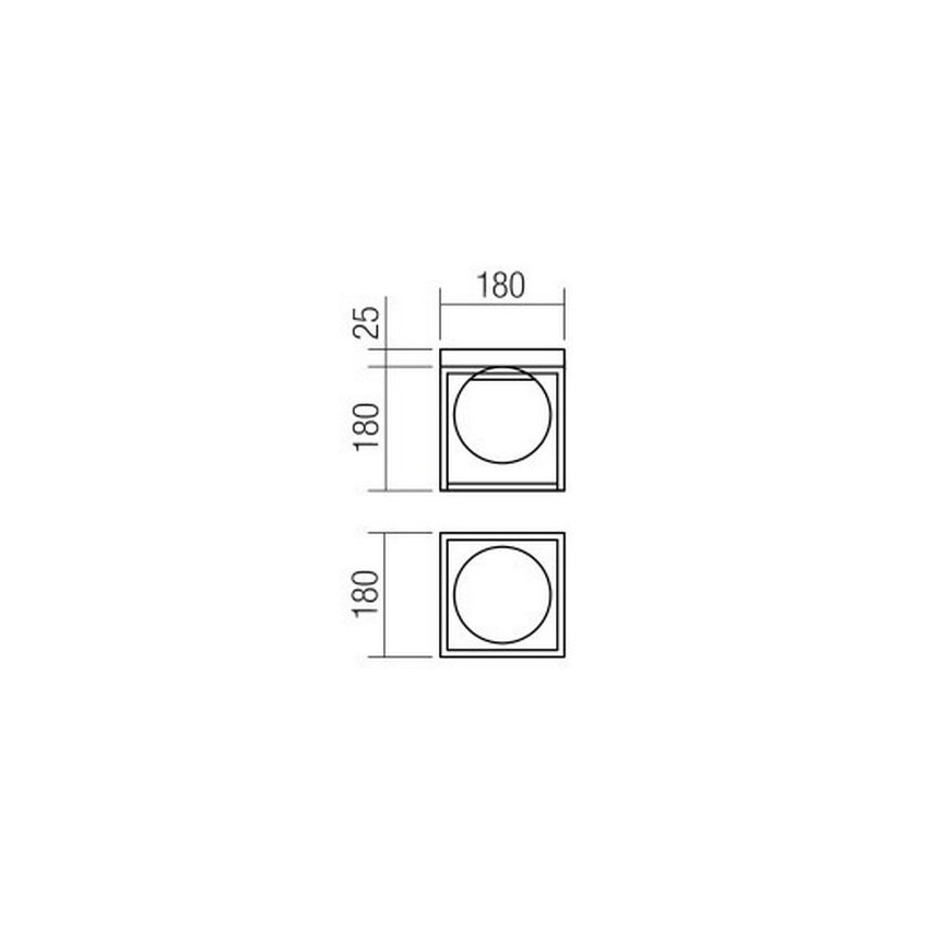 Redo 01-3053 - Lampa sufitowa ZODIAC 1xE14/28W/230V