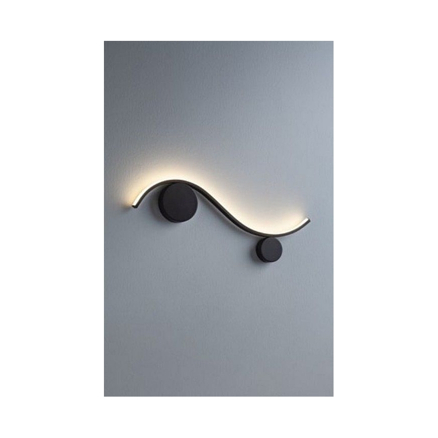 Redo 01-3110 - LED Kinkiet WAVE LED/9W/230V czarny