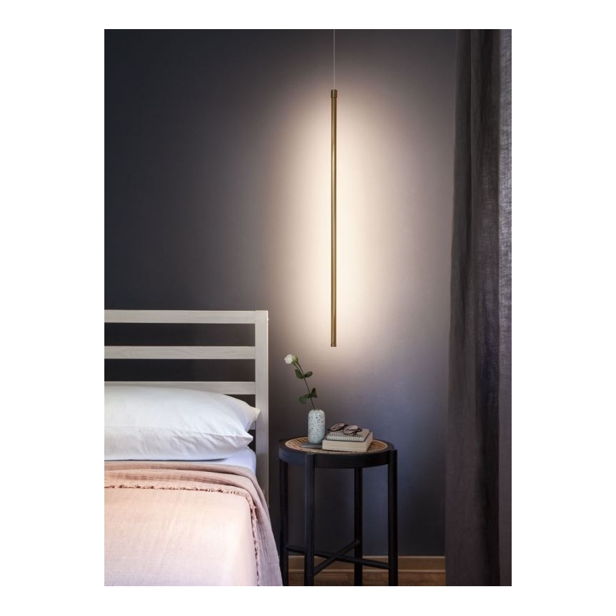 Redo 01-3115 - LED Żyrandol na lince TABOO LED/9W/230V mosiądz