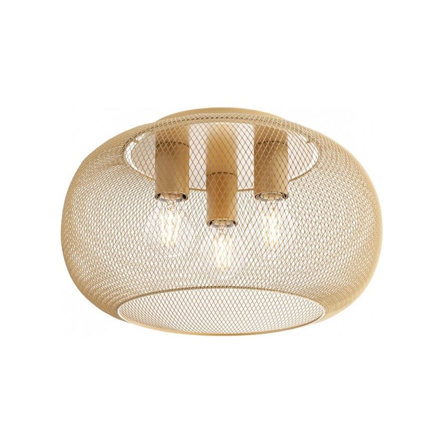 Redo 01-3139 - Lampa sufitowa CROKET 3xE27/42W/230V śr. 40 cm złoty