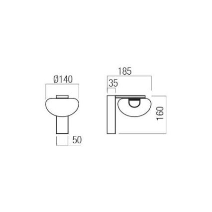 Redo 01-3242 - LED Kinkiet SINCLAIR LED/6,5W/230V CRI 93 IP21 czarny