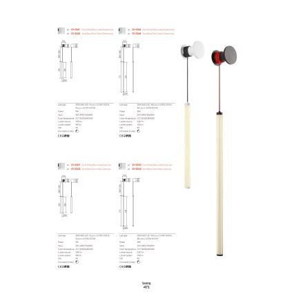 Redo 01-3304 - LED ściemnialna lampa ścienna SWING LED/16W/230V 3000/4000K CRI 90 czarna
