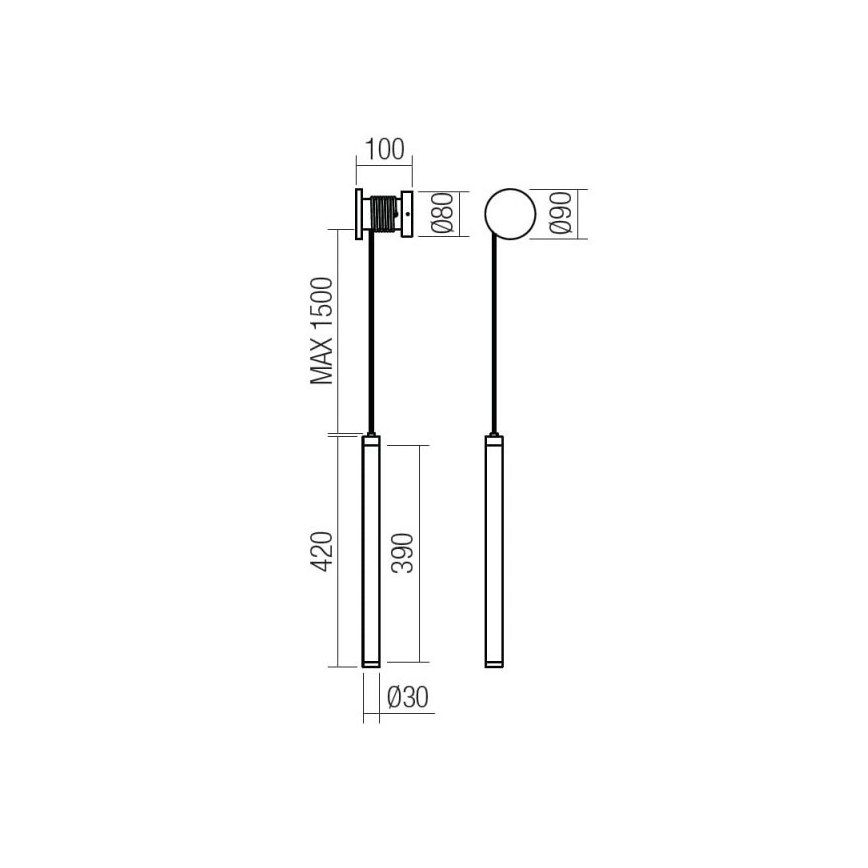 Redo 01-3361 - LED ściemnialna lampa ścienna SWING LED/9W/230V 3000/4000K CRI 90 biała