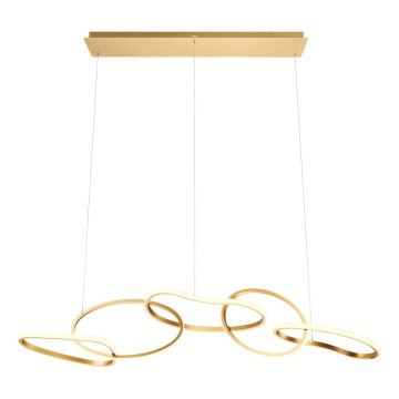 Redo 01-3392 - LED ściemnialny żyrandol wiszący na lince BIAS LED/120W/230V 3000/4500/6500K CRI 90 złoty