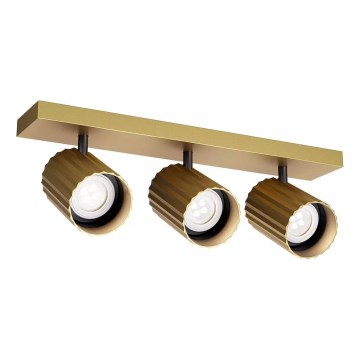 Redo 01-3405 - Oprawa punktowa DELPHI 3xGU10/7W/230V złota