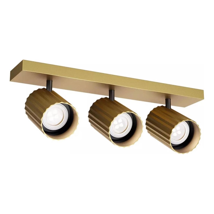 Redo 01-3405 - Oprawa punktowa DELPHI 3xGU10/7W/230V złota