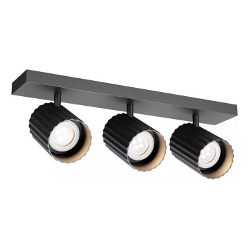 Redo 01-3406 - Oprawa punktowa DELPHI 3xGU10/7W/230V czarna