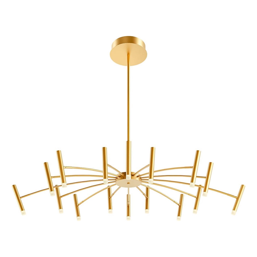 Redo 01-3450 - ściemnialny żyrandol na pręcie RAYEN LED/80W/230V CRI 90 złoty