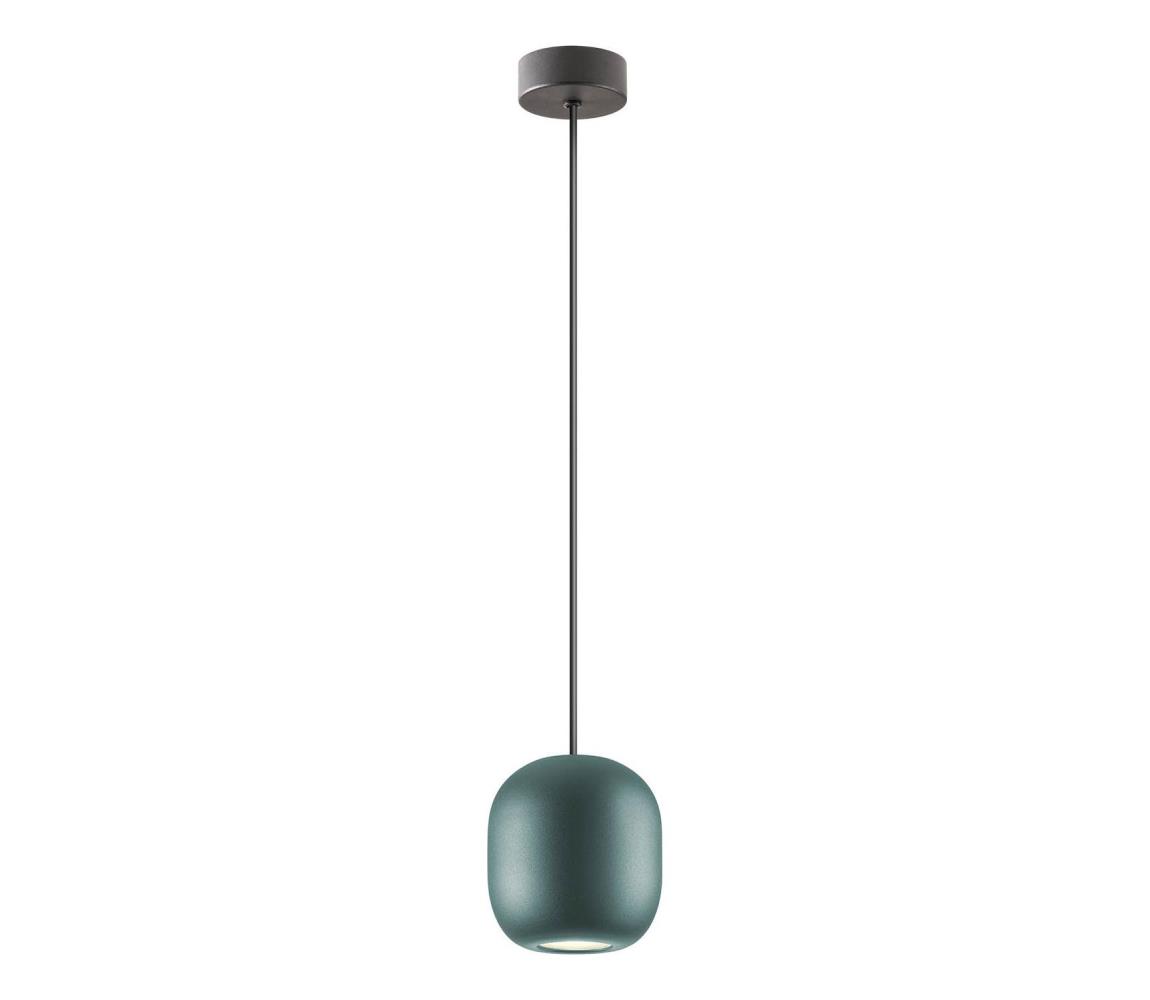 Redo 01-3478 - Żyrandol na lince BOOM 1xGU10/10W/230V śr. 12 cm zielony