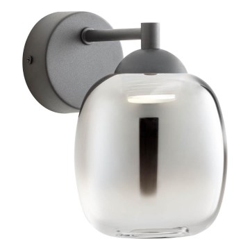 Redo 01-3483 - Lampa ścienna LED KHADI LED/6W/230V CRI 90 czarna/przydymiona