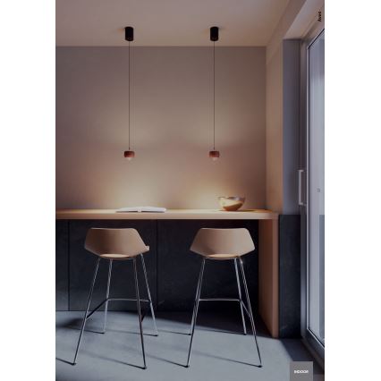 Redo 01-3547 - LED Żyrandol na lince AVES LED/12W/230V śr. 9,6 cm CRI 90 złoty