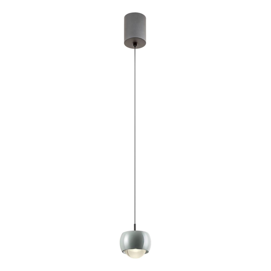 Redo 01-3549 - LED Żyrandol na lince AVES LED/12W/230V śr. 9,6 cm CRI 90 szary