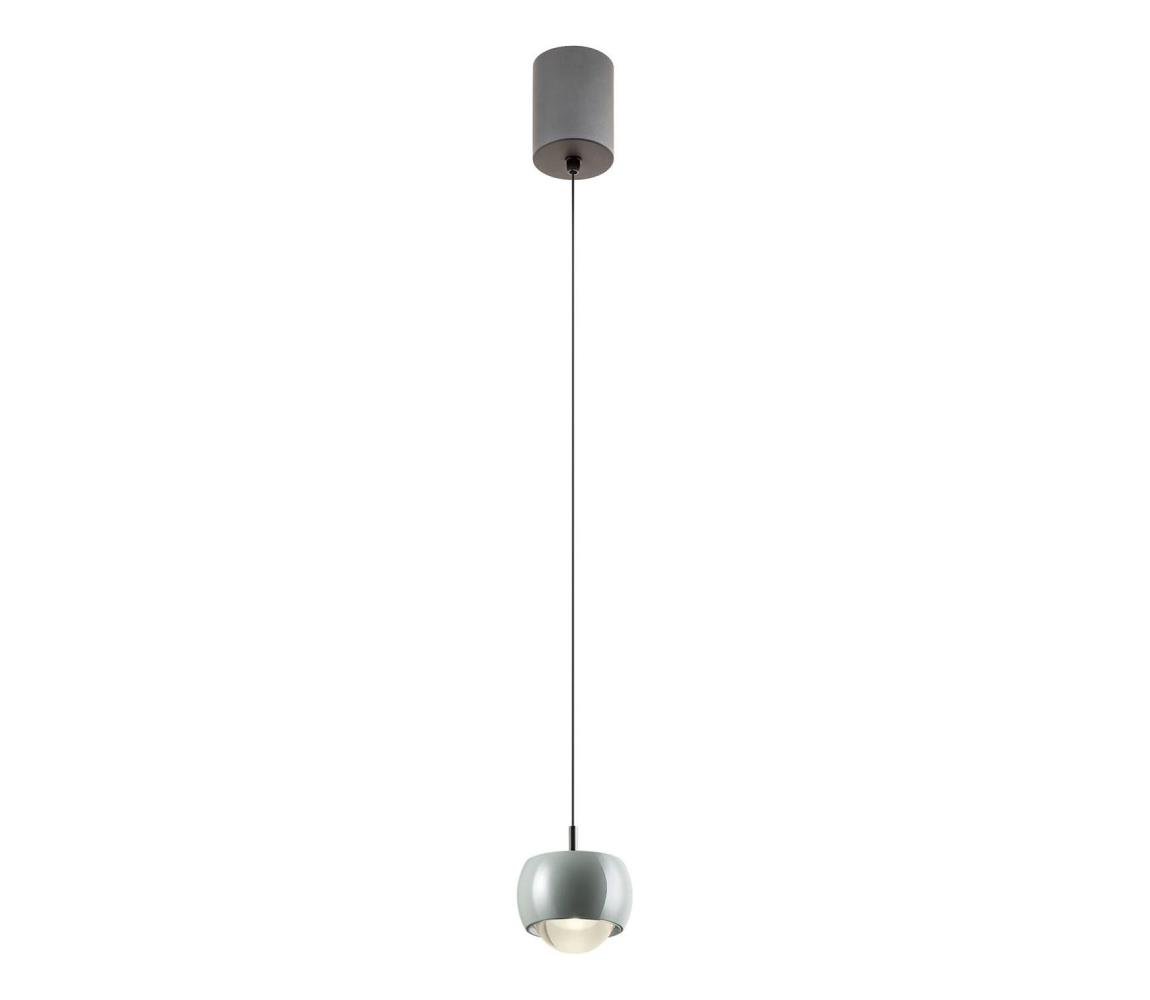 Redo 01-3549 - LED Żyrandol na lince AVES LED/12W/230V śr. 9,6 cm CRI 90 szary