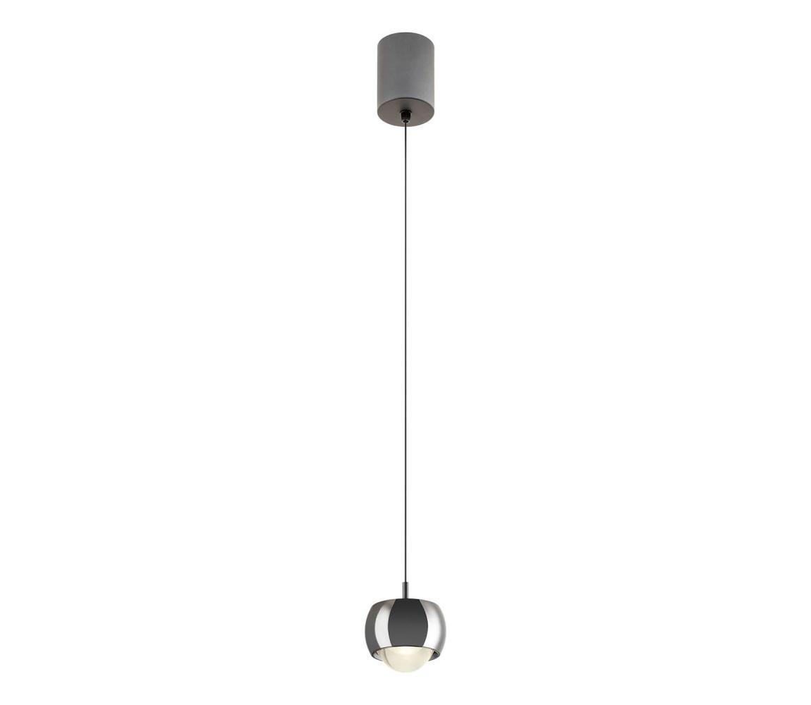 Redo 01-3551 - LED Żyrandol na lince AVES LED/12W/230V śr. 9,6 cm CRI 90 antracyt