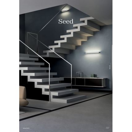 Redo 01-3555 - LED Kinkiet SEED LED/30W/230V czarny
