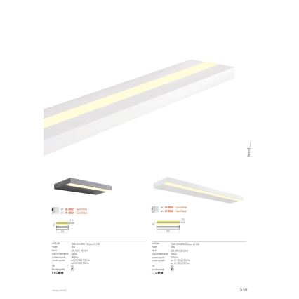 Redo 01-3555 - LED Kinkiet SEED LED/30W/230V czarny