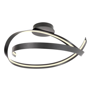 Redo 01-3614 - LED ściemnialna lampa sufitowa IMPULS LED/34W/230V śr. 60 cm czarna