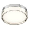Redo 01-3725 - LED sufitowa lampa łazienkowa FRISBI LED/8W/230V śr. 15 cm CRI 90 IP44 chrom błyszczący