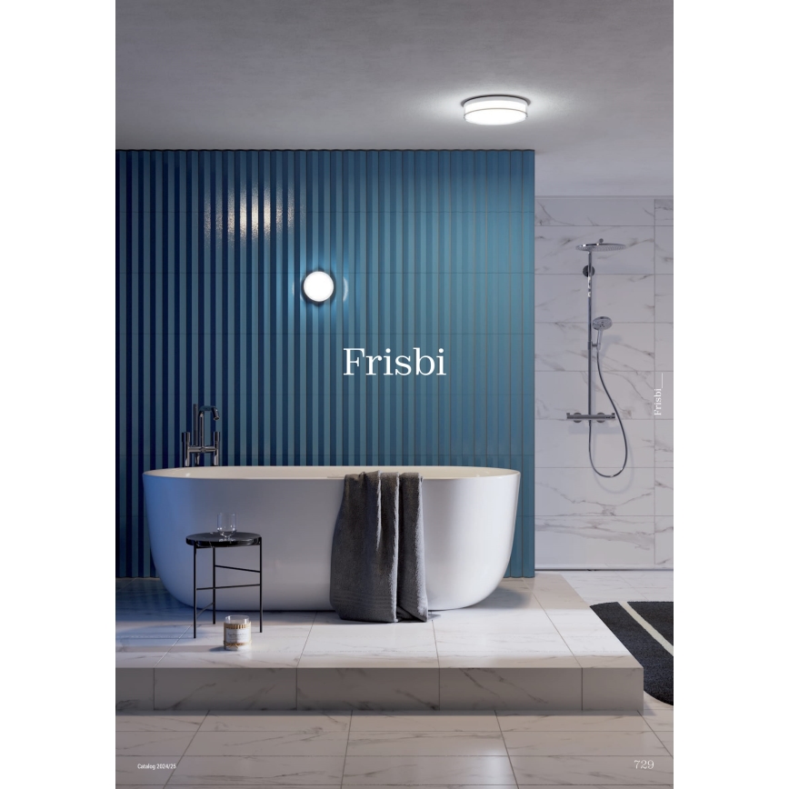 Redo 01-3729 - LED sufitowa lampa łazienkowa FRISBI LED/8W/230V śr. 15 cm CRI 90 IP44 biała