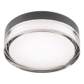 Redo 01-3733 - LED sufitowa lampa łazienkowa FRISBI LED/8W/230V śr. 15 cm CRI 90 IP44 czarna