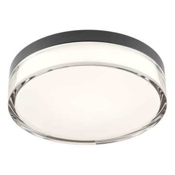 Redo 01-3735 - LED Plafon łazienkowy FRISBI LED/12W/230V śr. 23 cm CRI 90 3000/4000K IP44 czarny