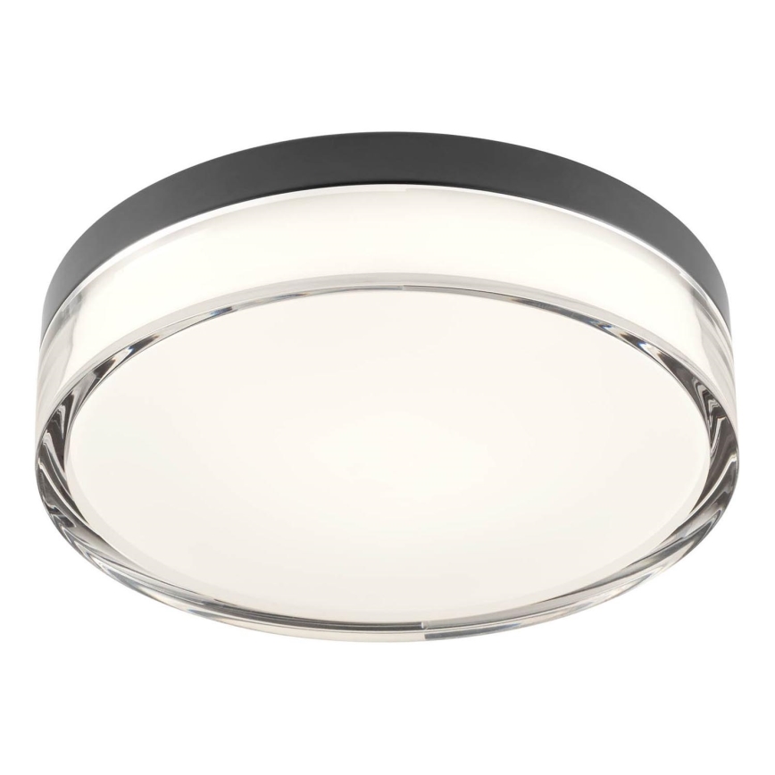 Redo 01-3735 - LED Plafon łazienkowy FRISBI LED/12W/230V śr. 23 cm CRI 90 3000/4000K IP44 czarny
