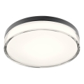 Redo 01-3736 - LED Plafon łazienkowy FRISBI LED/18W/230V śr. 28 cm CRI 90 3000/4000K IP44 czarny