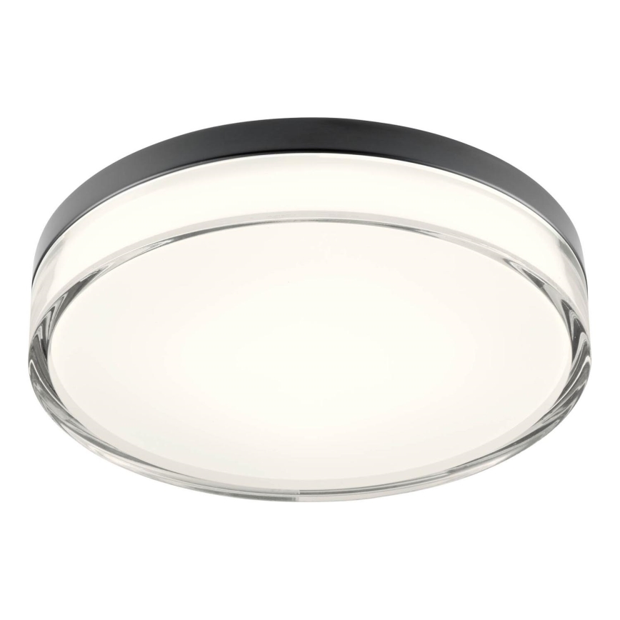 Redo 01-3736 - LED Plafon łazienkowy FRISBI LED/18W/230V śr. 28 cm CRI 90 3000/4000K IP44 czarny
