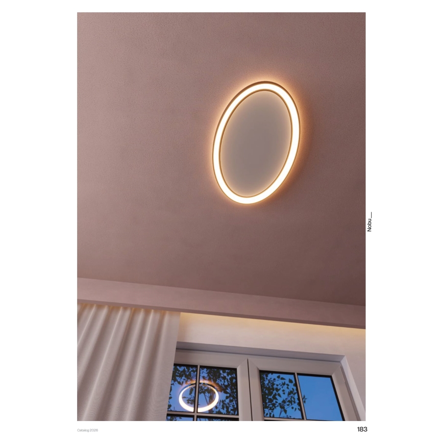 Redo 01-3807 - ściemnialna oprawa sufitowa LED NOBU LED/60W/230V 3000/4000K CRI 90 złota