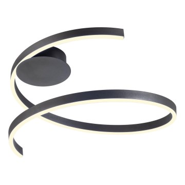 Redo 01-4012 - ściemnialna oprawa sufitowa LED SCROLL, 38 W, 230 V, 3000/4000/6000 K, CRI 90, Ø 60 cm, czarna