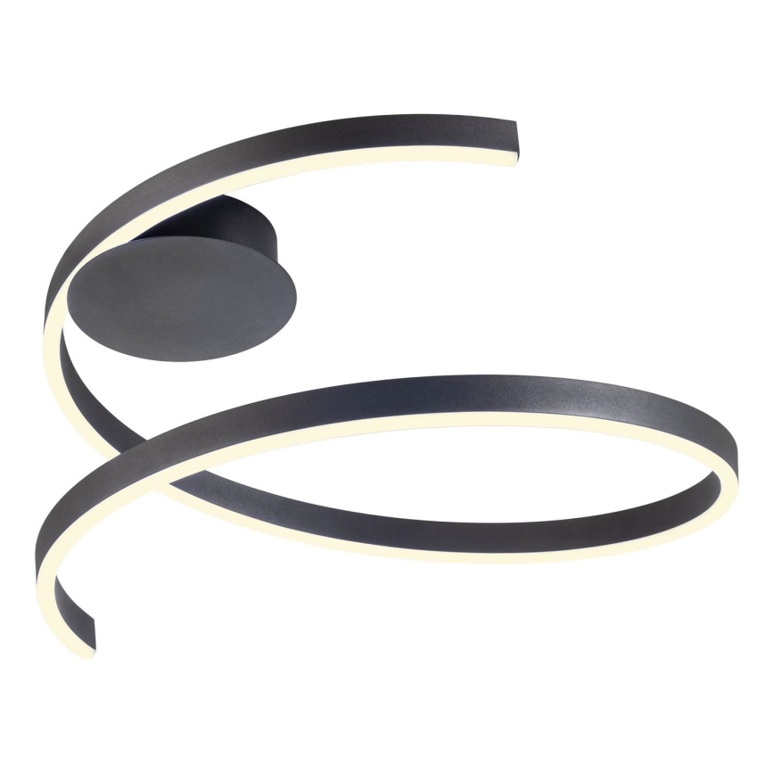 Redo 01-4012 - ściemnialna oprawa sufitowa LED SCROLL, 38 W, 230 V, 3000/4000/6000 K, CRI 90, Ø 60 cm, czarna