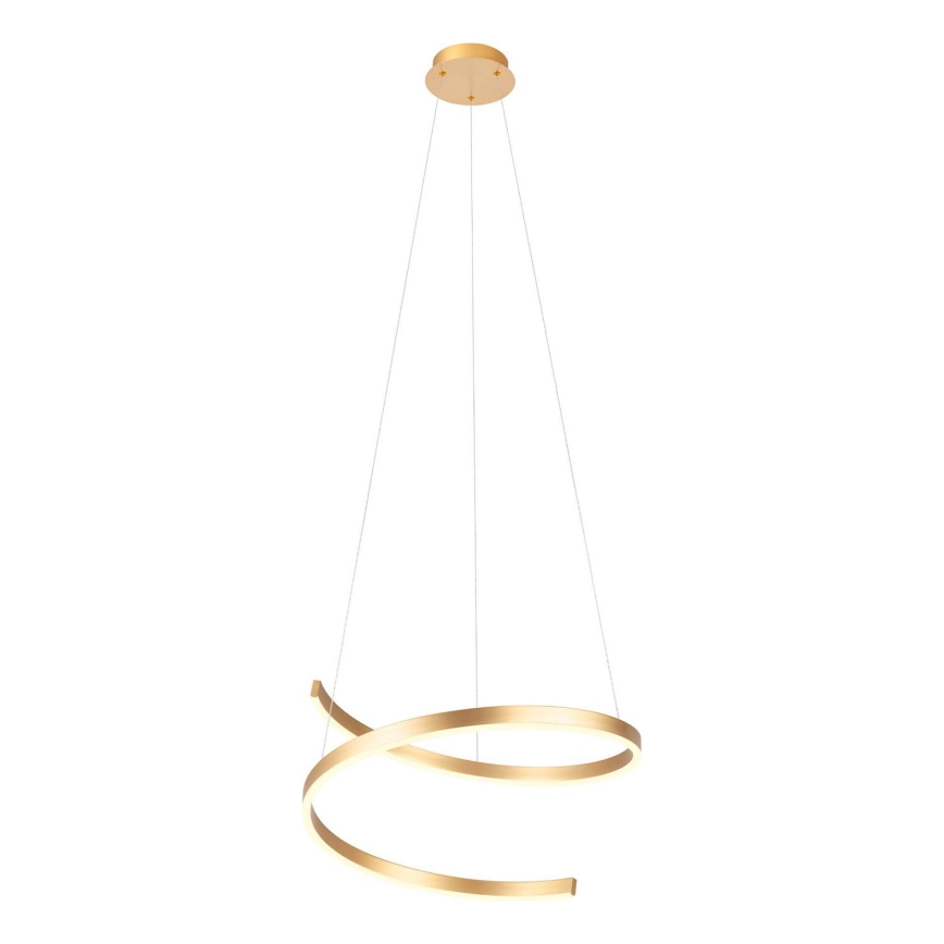 Redo 01-4014 - LED ściemnialny żyrandol na lince SCROLL LED/38W/230V 3000K/4000K/6000K CRI 90 śr. 60 cm złoty