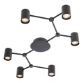 Redo 01-4048 - Oświetlenie punktowe WEBB 6xGU10/10W/230V czarne