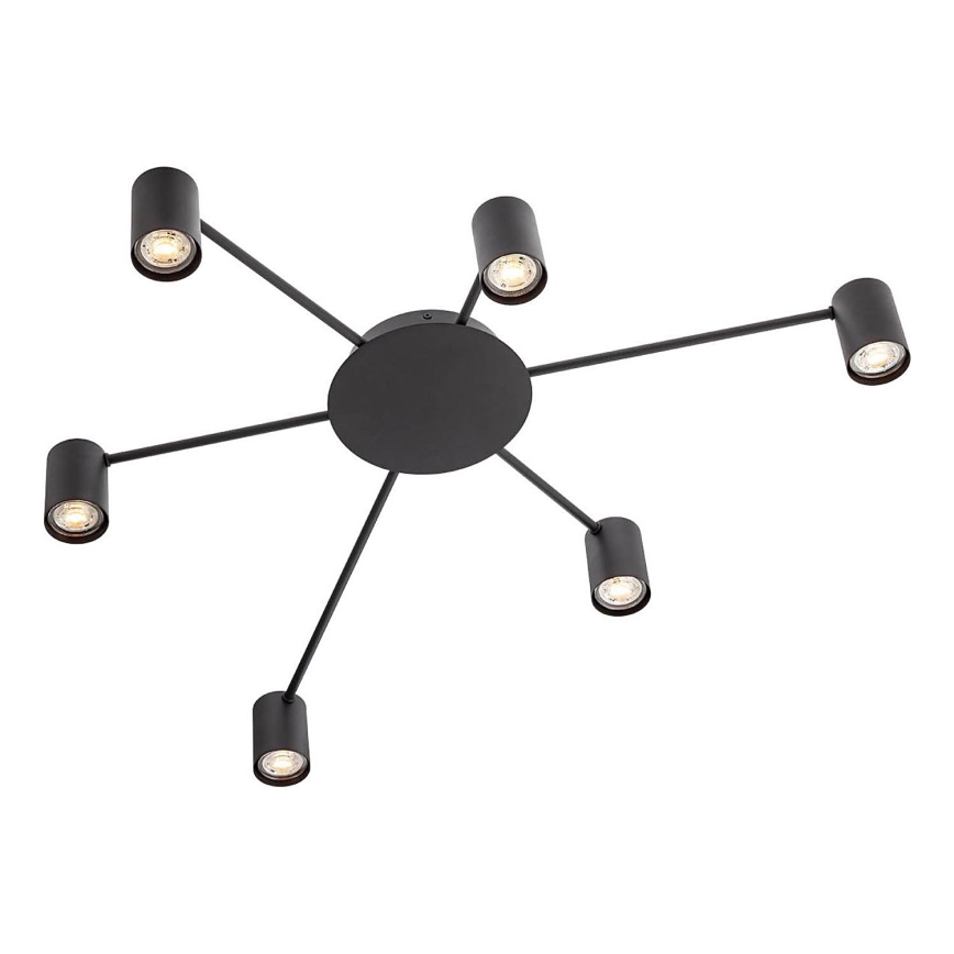 Redo 01-4052 - Oświetlenie punktowe NOA 6xGU10/10W/230V czarne